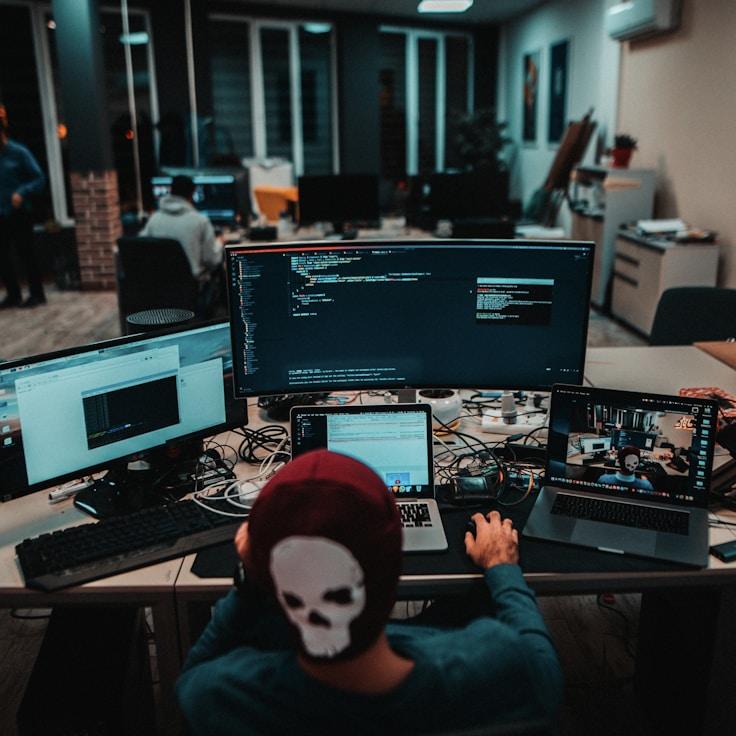 Mobile app development process showing collaborative team environment